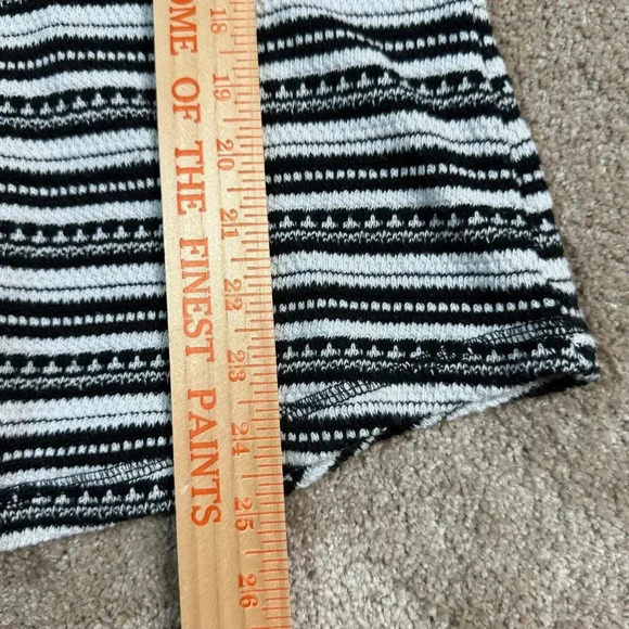 Lucky‎ Brand Henley Long Sleeve Top Womens XL Striped Thermal Textured Knit - Picture 7 of 8